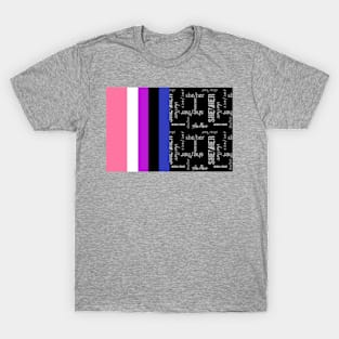 Genderfluid, She/Her Pronouns - Identity Pride T-Shirt